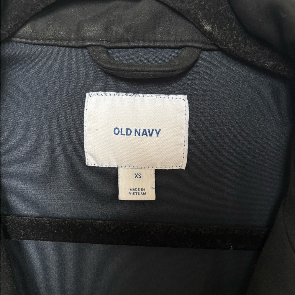 Old Navy Faux Suede Black Women's Jacket - Picture 2 of 4